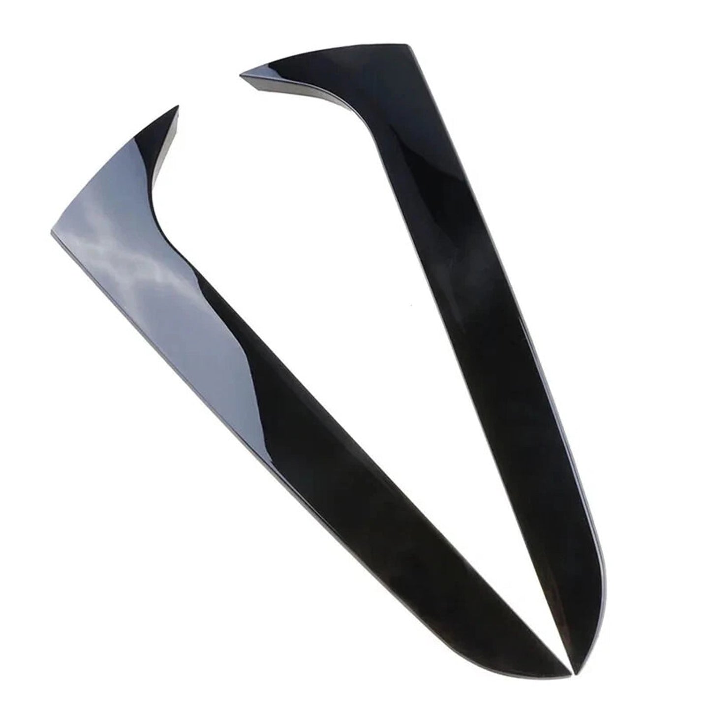 Spoiler laterali per lunotto posteriore Audi A4 B8 Avant 2009-2016, nero lucido