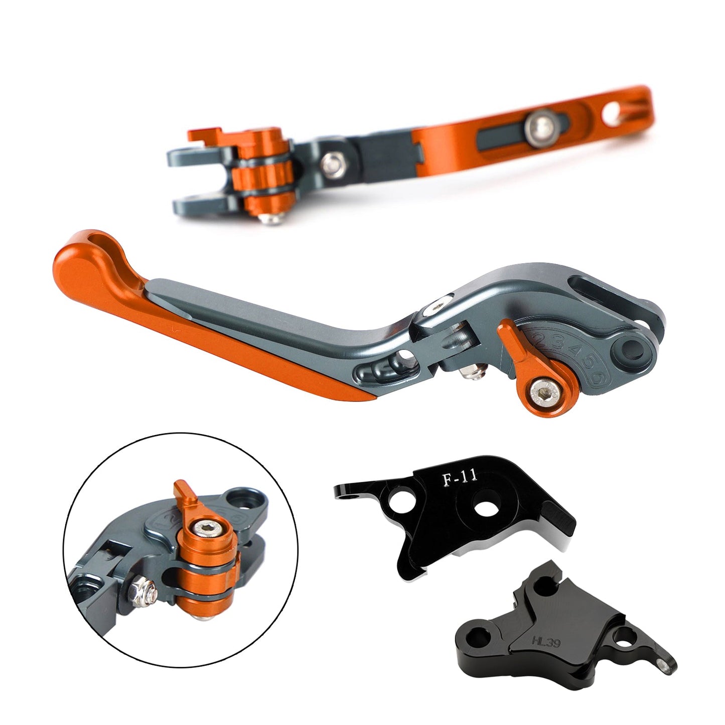 Leva freno frizione regolabile adatta per CFMOTO 700CL-X Sport 2021-2024