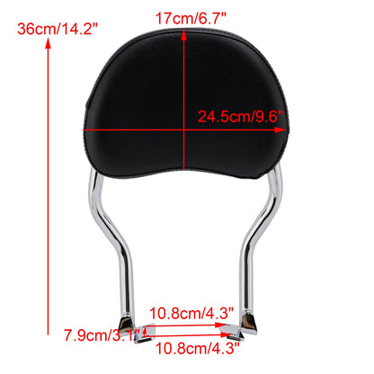 Schienale per Sissy Bar passeggero Royal Alloy GP250 Sidecar dal 2023 in poi