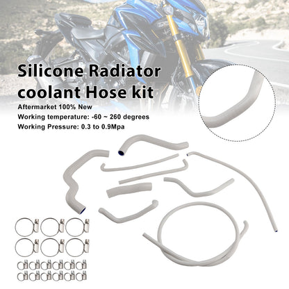 Kit di tubi flessibili in silicone per il liquido di raffreddamento del radiatore per Suzuki GSX-S750/Z 2017-2025