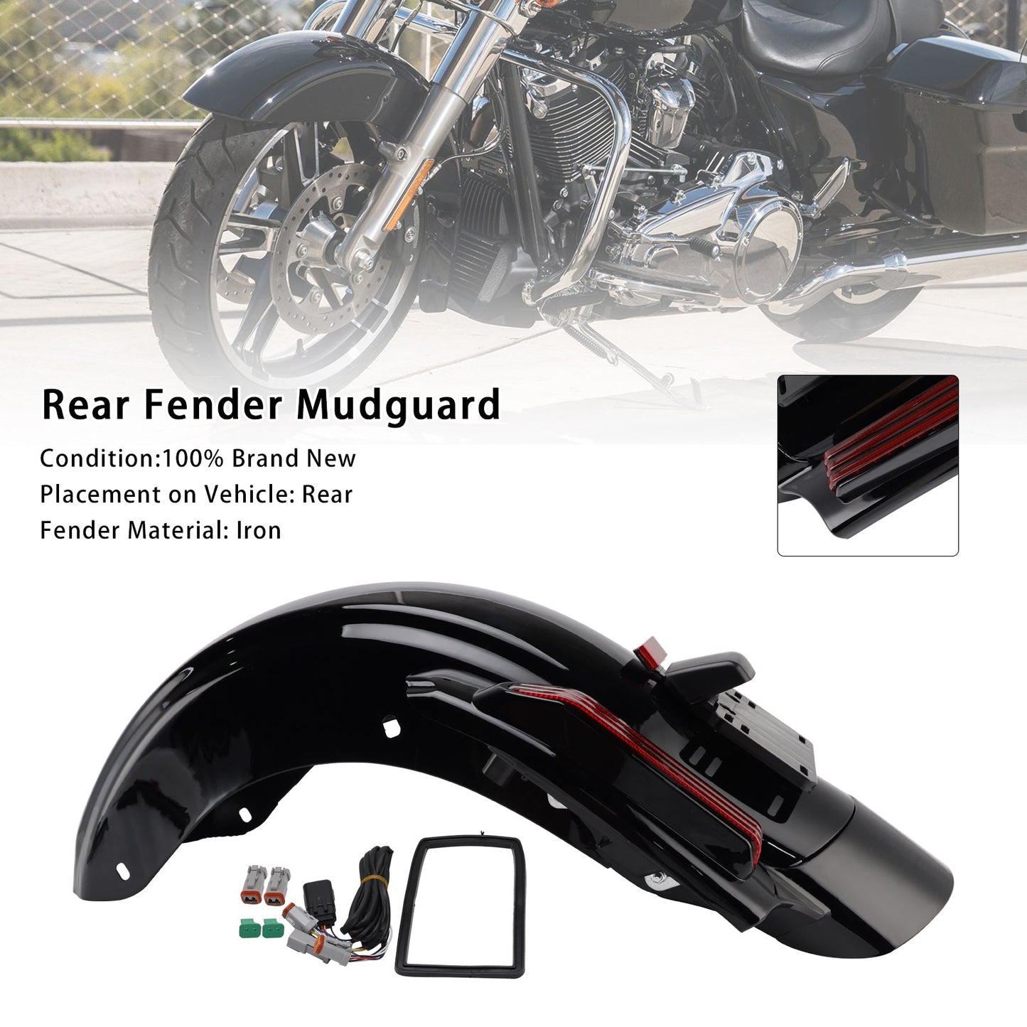 Sistema parafango posteriore Harley Touring Street Glide Ultra 2025
