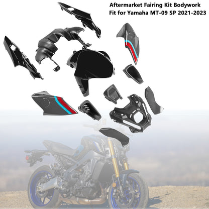 Kit carena carrozzeria iniezione ABS per Yamaha MT-09 / MT-09 SP 2021-2023