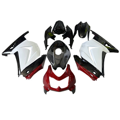 Kit carenatura iniezione in plastica ABS adatto per Kawasaki EX250 Ninja250R 2008-2012