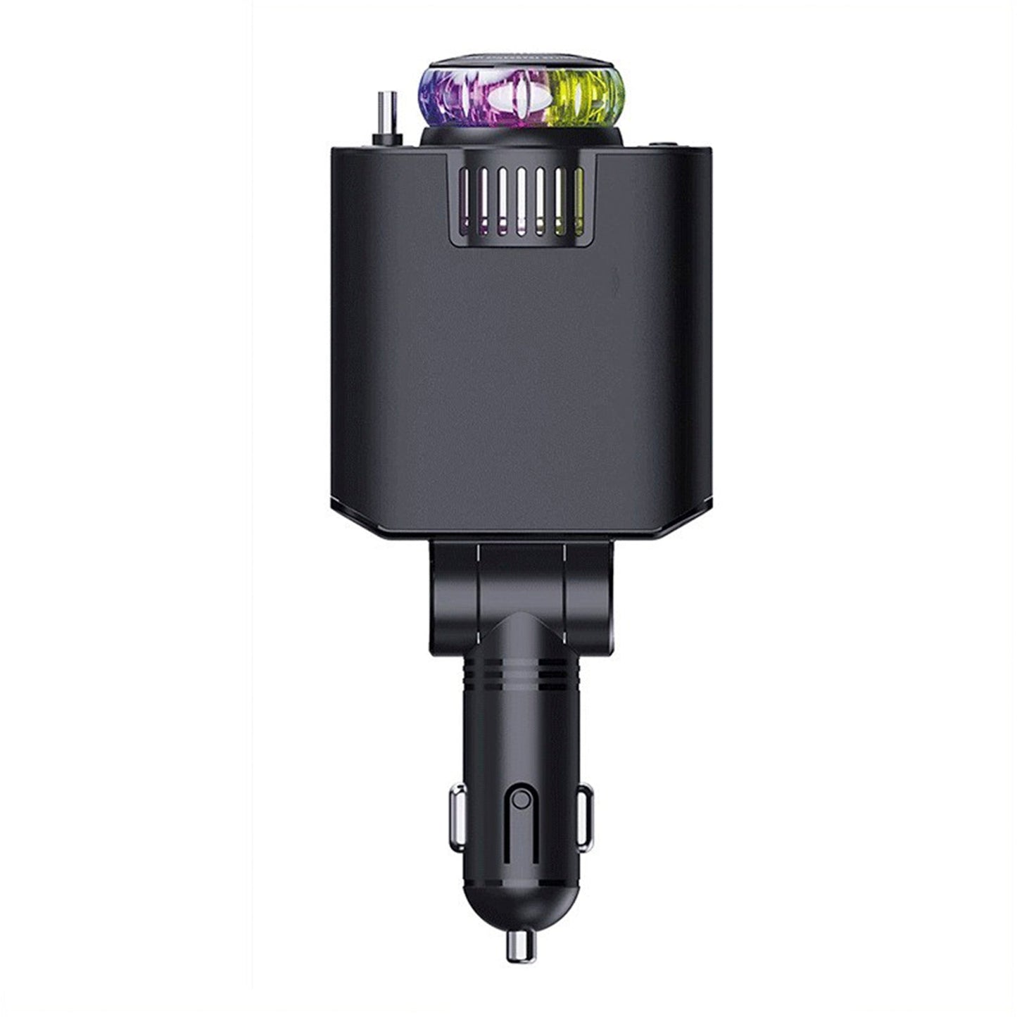 Caricabatterie per auto super veloce da 120 W con cavo retrattile Caricabatterie intelligente per deodoranti per ambienti