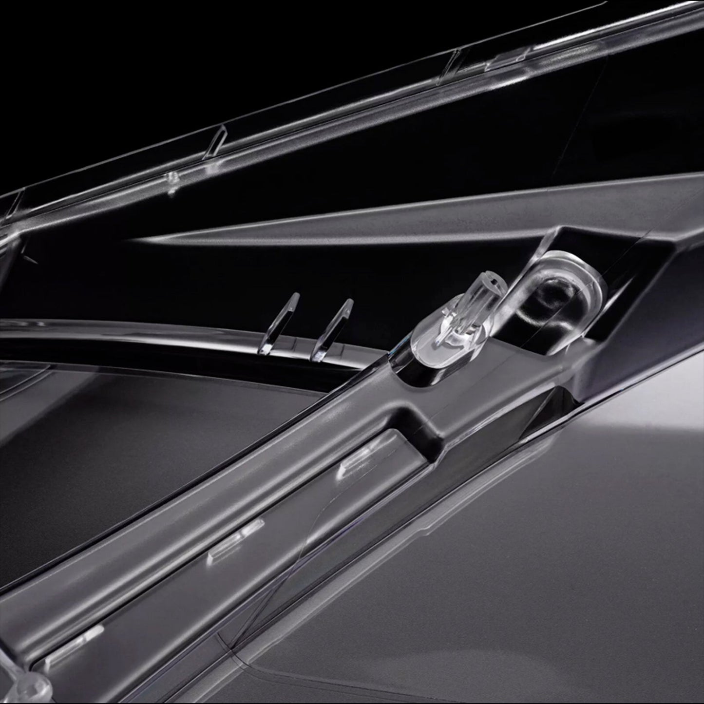 Copertura trasparente in vetro per fari anteriori Mercedes Benz Classe E W212 2009-2014 A2128209661