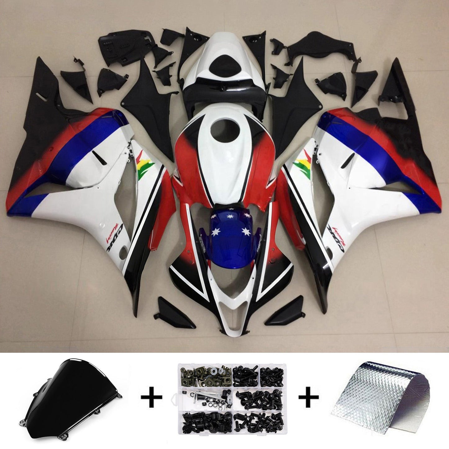 Kit di carene in plastica ABS stampate a iniezione per Honda CBR600RR 2009-2012 F5