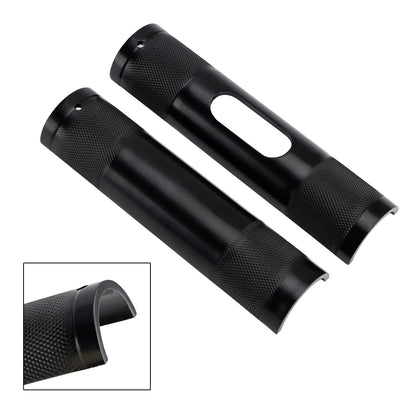Adattatore manubrio rialzato da 1-1,25"" di diametro nero per Dyna Road Glide Road King