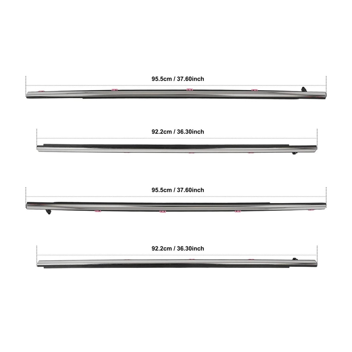 Guarnizione per porta Honda Accord 2013-2017 (4 pezzi)