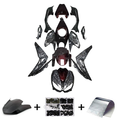 Kit carenatura iniezione in plastica ABS adatto per Kawasaki Z1000 2014-2017