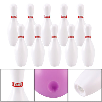 Set di palle da bowling luminose da 19 cm, giocattolo da gioco per feste per bambini, da interno e da esterno