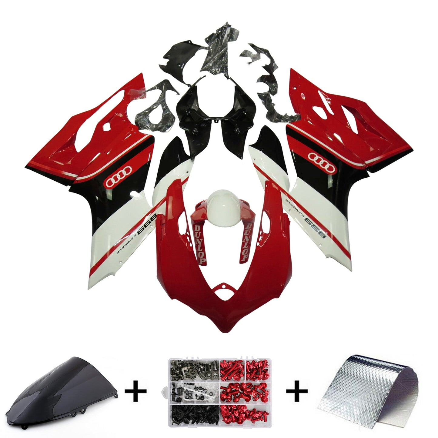 Kit carenatura iniezione Ducati 1199 2012-2015 Carrozzeria plastica ABS