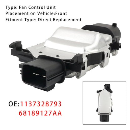 Modulo di controllo della ventola del radiatore per Dodge Dart 2013-2016 1137328793 68189127AA