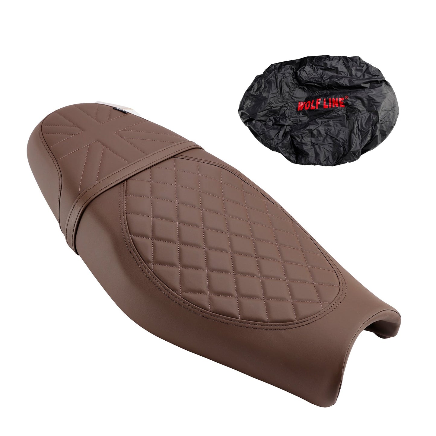Cuscino sedile passeggero anteriore posteriore adatto per Triumph Street Twin 16-22 Speed Twin 900 23-