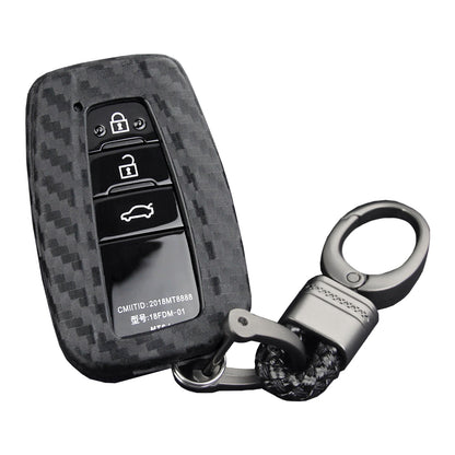 Custodia in similpelle e silicone per chiave auto con fibbia per Toyota Camry