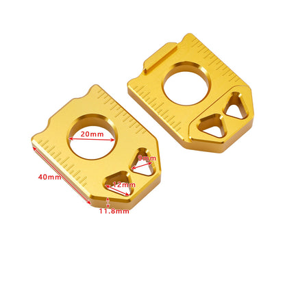 Blocco asse tendicatena posteriore CNC SUZUKI DRZ400SM 400S 400E 2005-2024