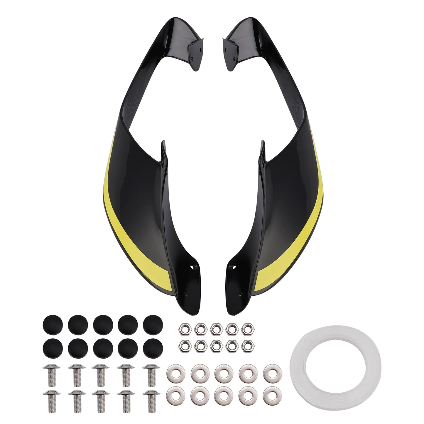 Alette laterali anteriori per Yamaha YZF R1 R1M 2021-2024, spoiler e carenatura