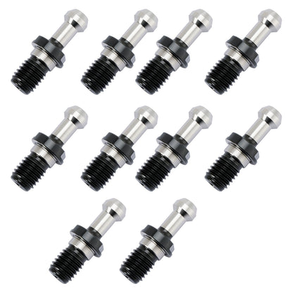 10 pezzi CAT40 45° 0,589" manopola di ritenzione del perno di trazione adatto per HAAS CAT CNC argento