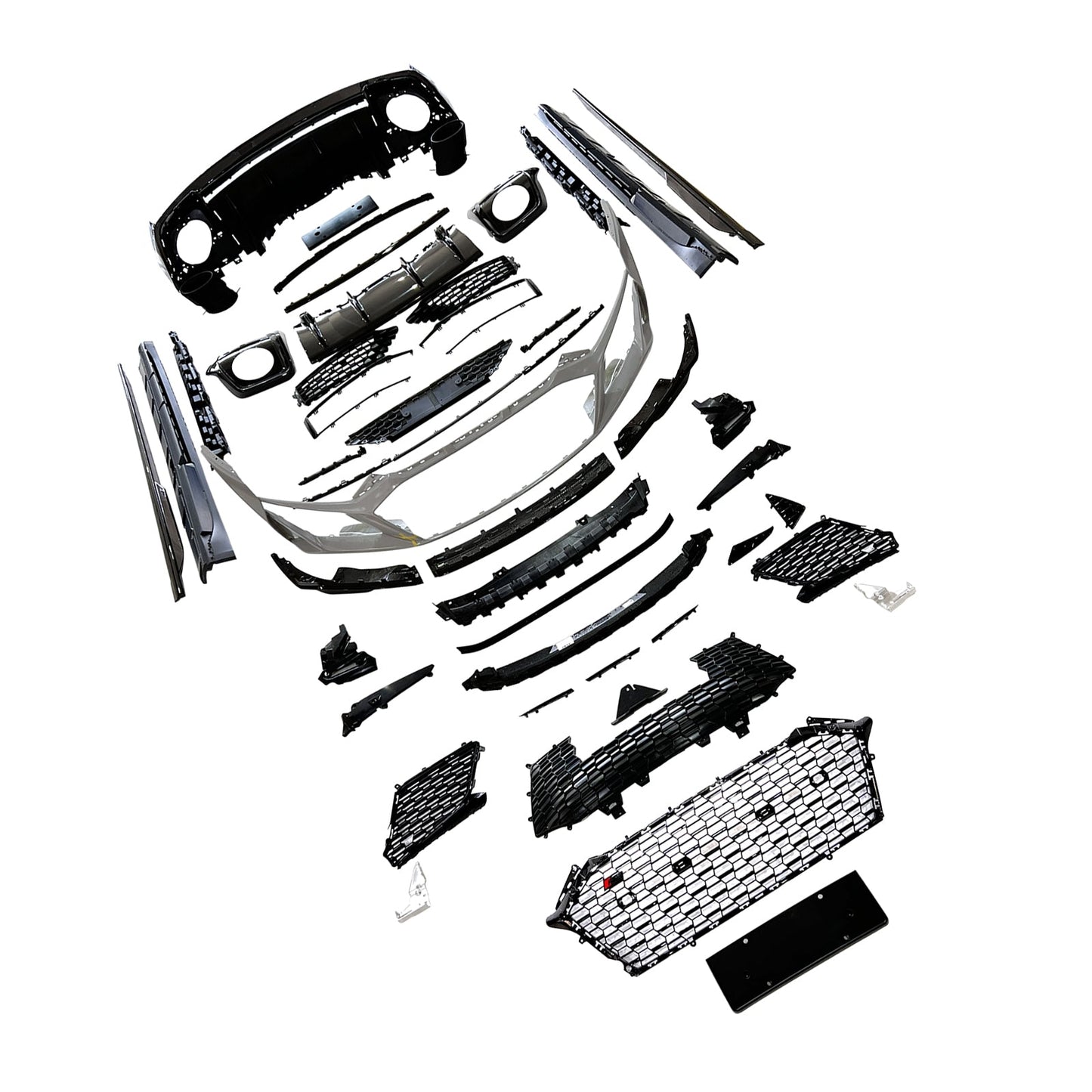Kit carrozzeria paraurti in fibra di carbonio per Audi R8 4S 2016-2020, compatibile con modelli dal 2021 al 2024.