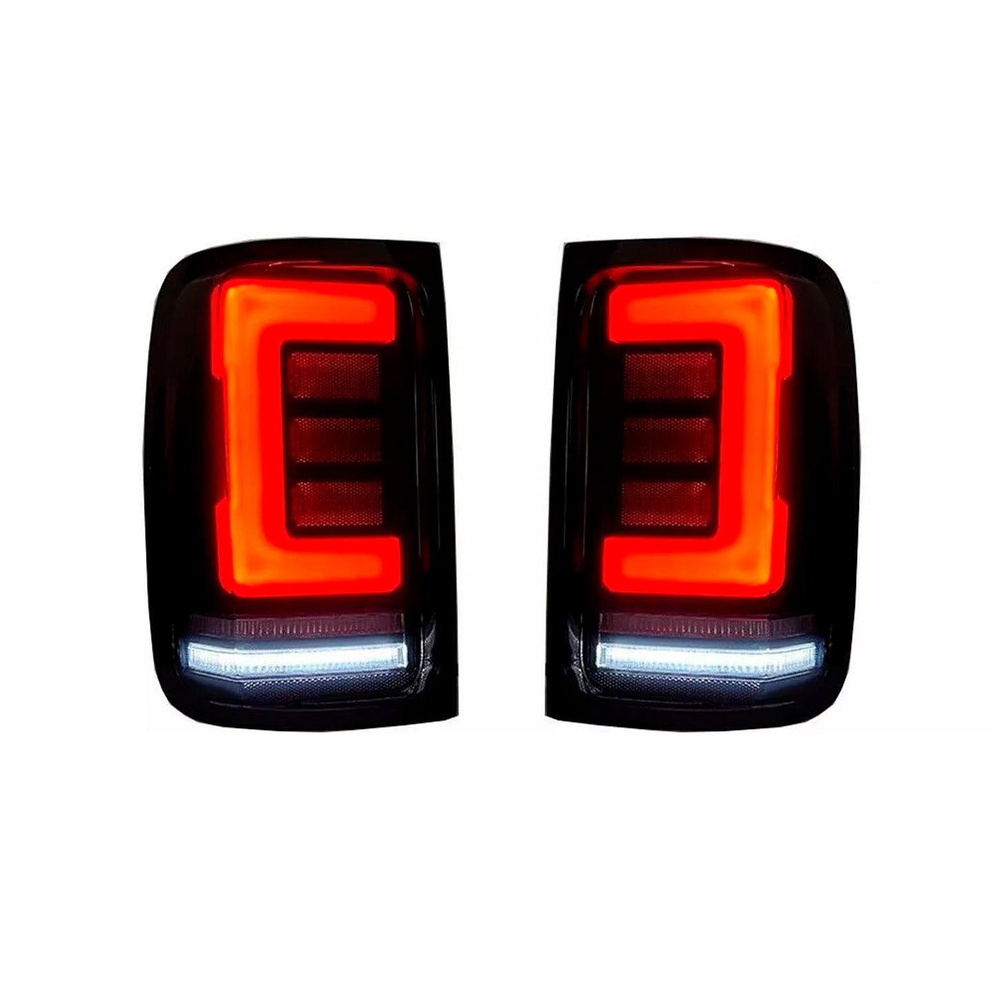 VW Amarok V6 2008-2019 Fanale posteriore a LED destro e sinistro, coppia, fumé