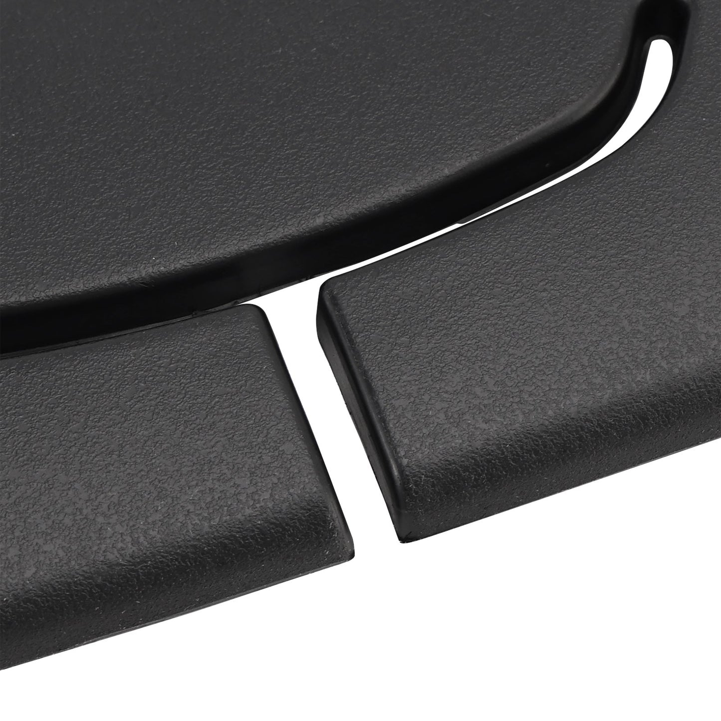 2 cornici nere per cinture di sicurezza posteriori 1AP31DX9AA per Jeep Wrangler JK 2011-2018