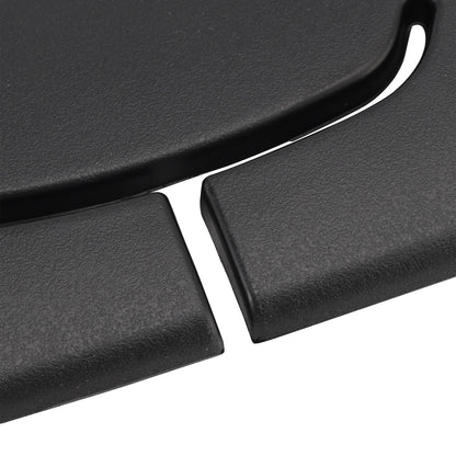 2 cornici nere per cinture di sicurezza posteriori 1AP31DX9AA per Jeep Wrangler JK 2011-2018
