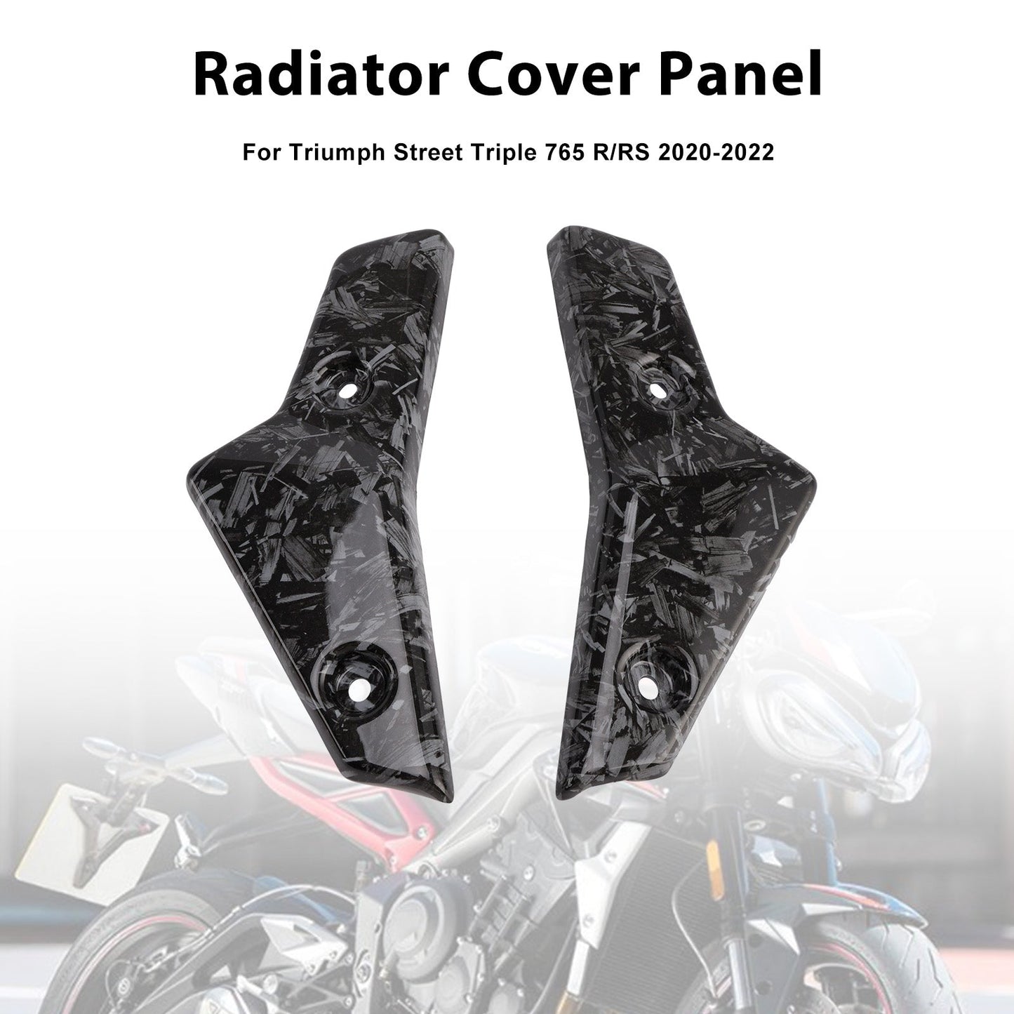 Pannelli carenatura laterali radiatore Street Triple 765 R/RS 2020-2022