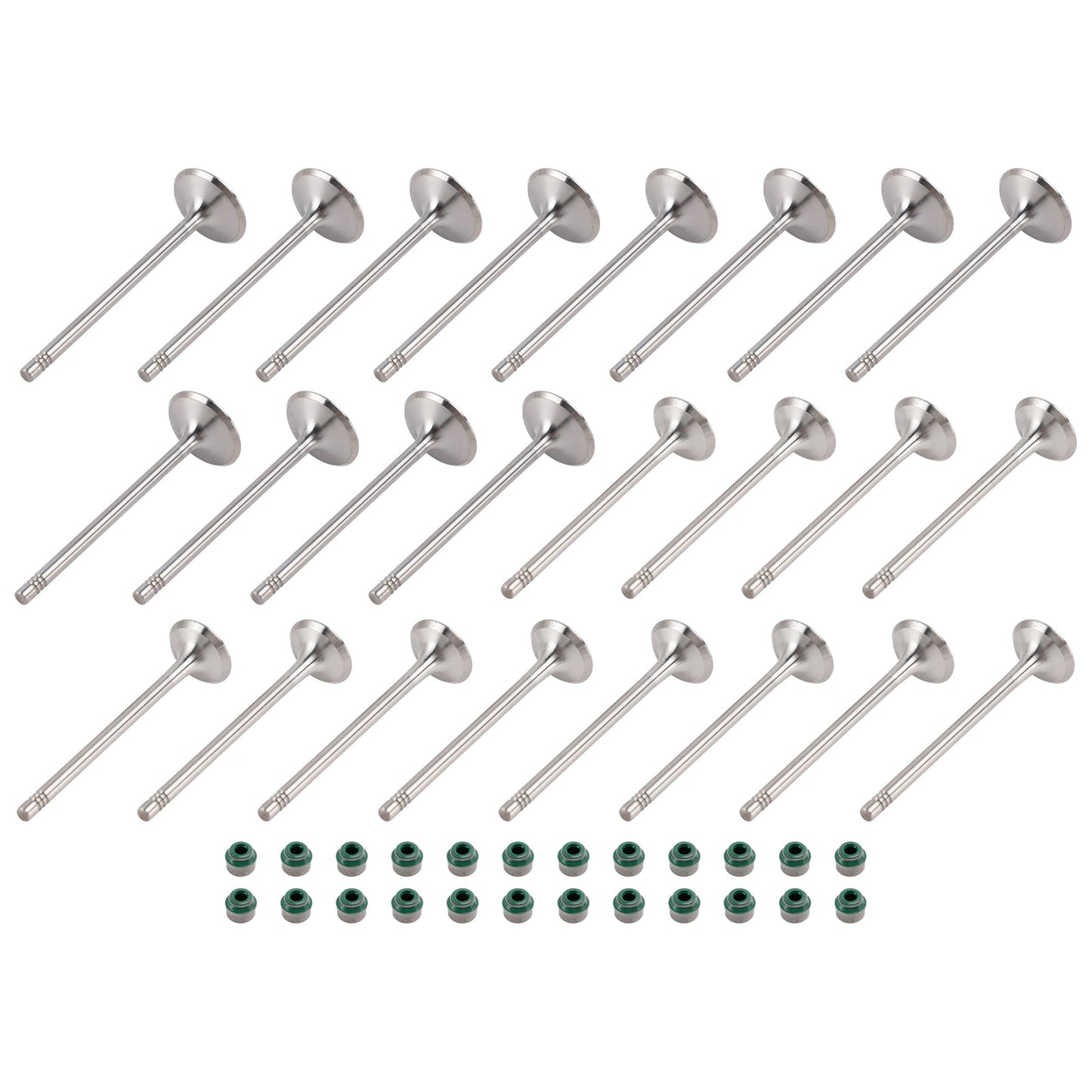 Set di 24 valvole di aspirazione e scarico 06E109601E per Audi A4 A5 A6 A7 A8 Q5 Q7 3.0T