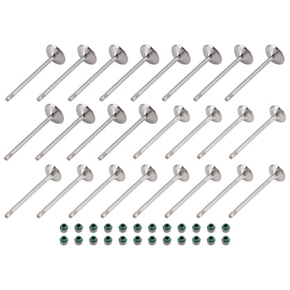 Set di 24 valvole di aspirazione e scarico 06E109601E per Audi A4 A5 A6 A7 A8 Q5 Q7 3.0T