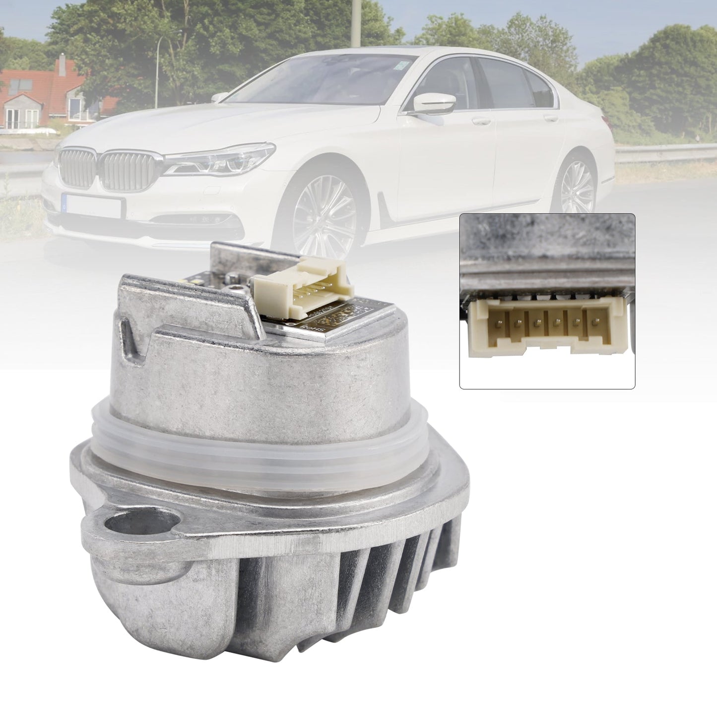 Modulo di controllo luci DRL Angel Eyes a LED per BMW Serie 7 G11 G12 740i 750i 2017-2019 63117440360