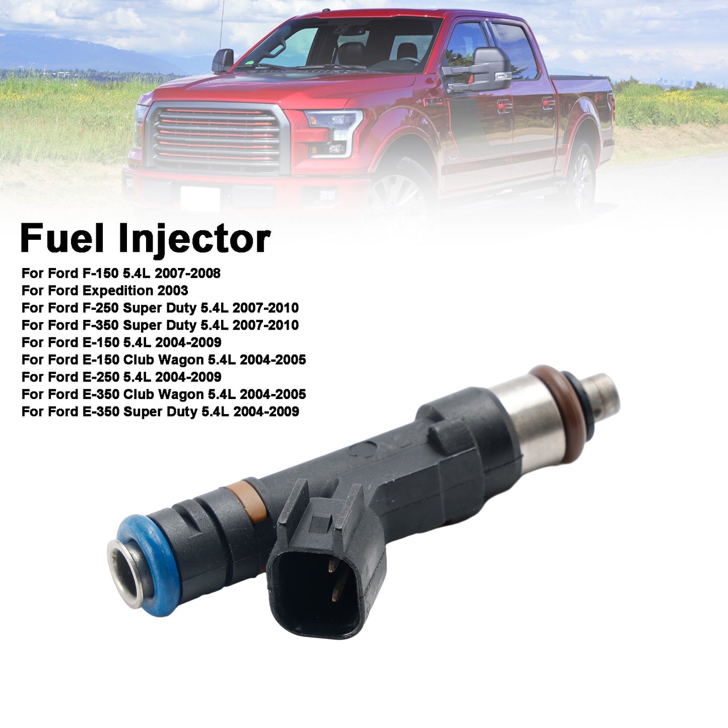 1PZ/8PZ iniettore carburante 0280158138 adatto per Ford F150 F-150 5.4L 2007-2009 E150 E250