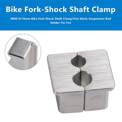 MINI 8/10mm Morsetto per forcella-stelo ammortizzatore/blocco morsa-supporto per asta di sospensione per Fox
