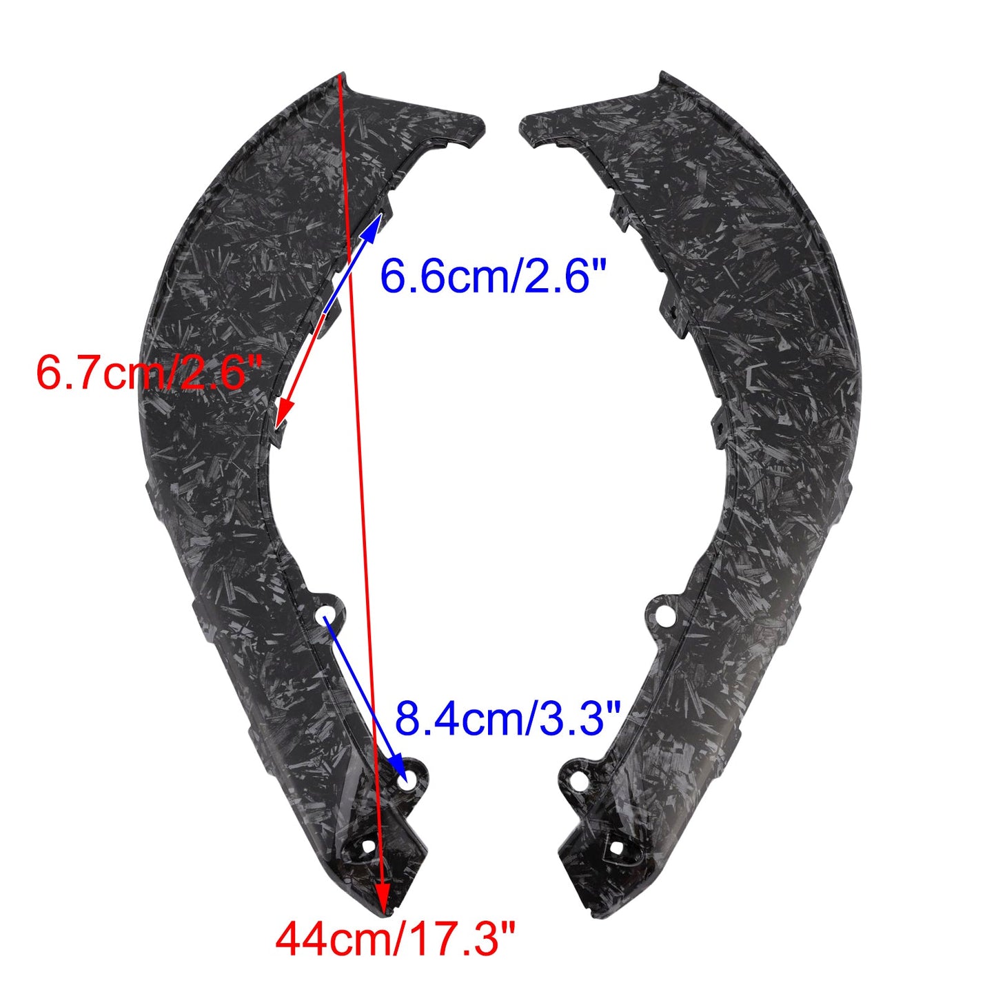 Carenatura superiore Aprilia RSV4 2021-2024, pannelli laterali, cofano motore, telaio