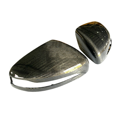 Calotte per specchietti laterali in fibra di carbonio compatibili con Mercedes Benz G450 G500 G580 W465 (modelli dal 2025 in poi).