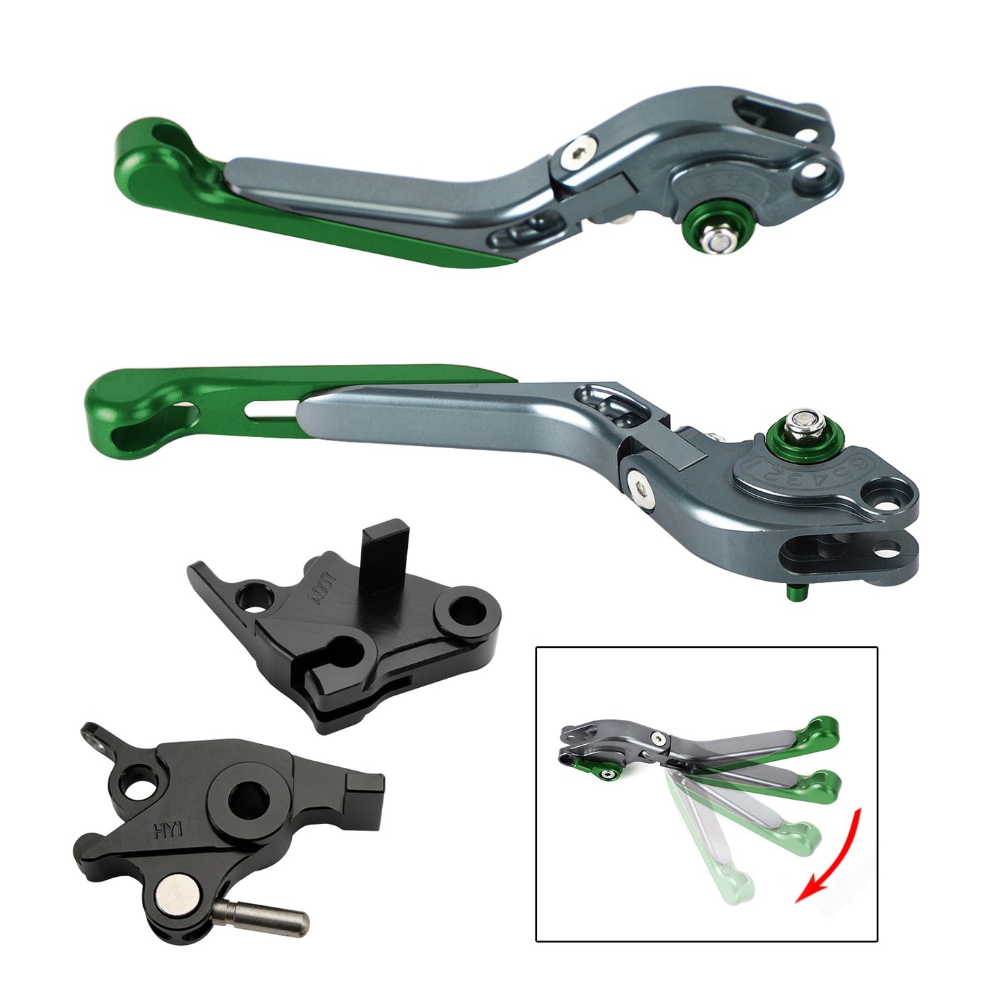 Leva freno frizione regolabile CFMOTO 400NK 650NK 650MT 650GT 2020-2021