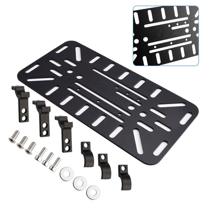 Kit staffa di montaggio universale per borsa laterale simmetrica nera per moto