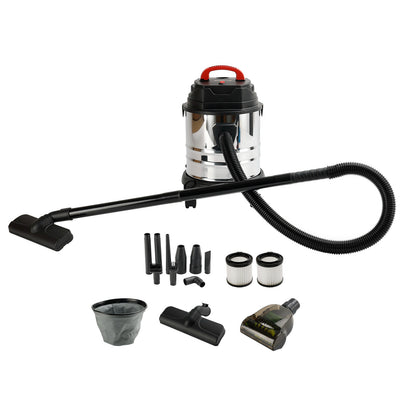 Aspirateur 1800W, aspirateur sec et humide, aspirateur industriel 18L Steel Stainless