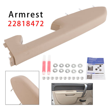 Kit di riparazione bracciolo anteriore destro per Chevy Silverado 1500 2500HD 2010-2014, colore beige.