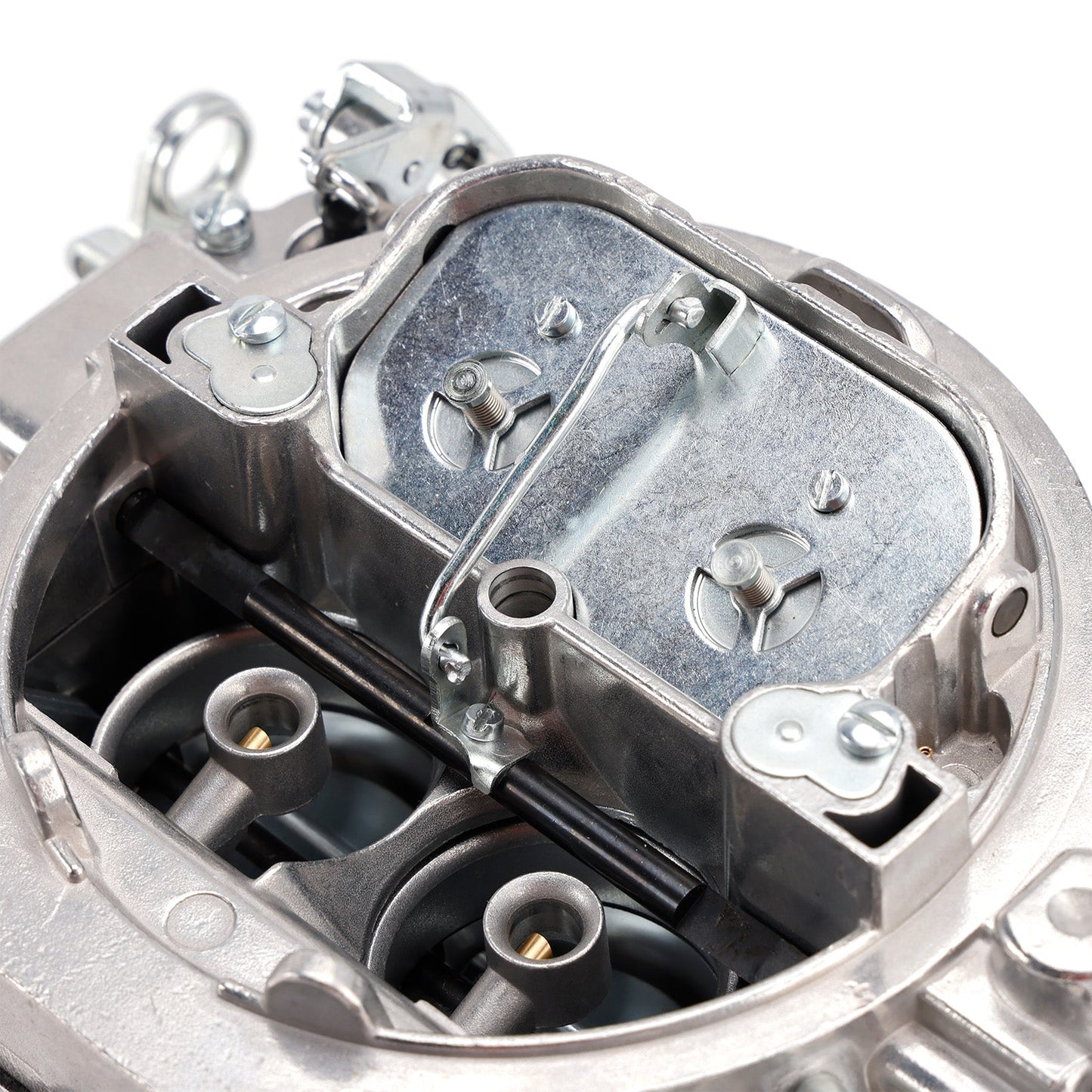Carburatore 1400 600 CFM 4 corpi, starter elettrico, foro quadrato, valvola dell'aria a 4 corpi