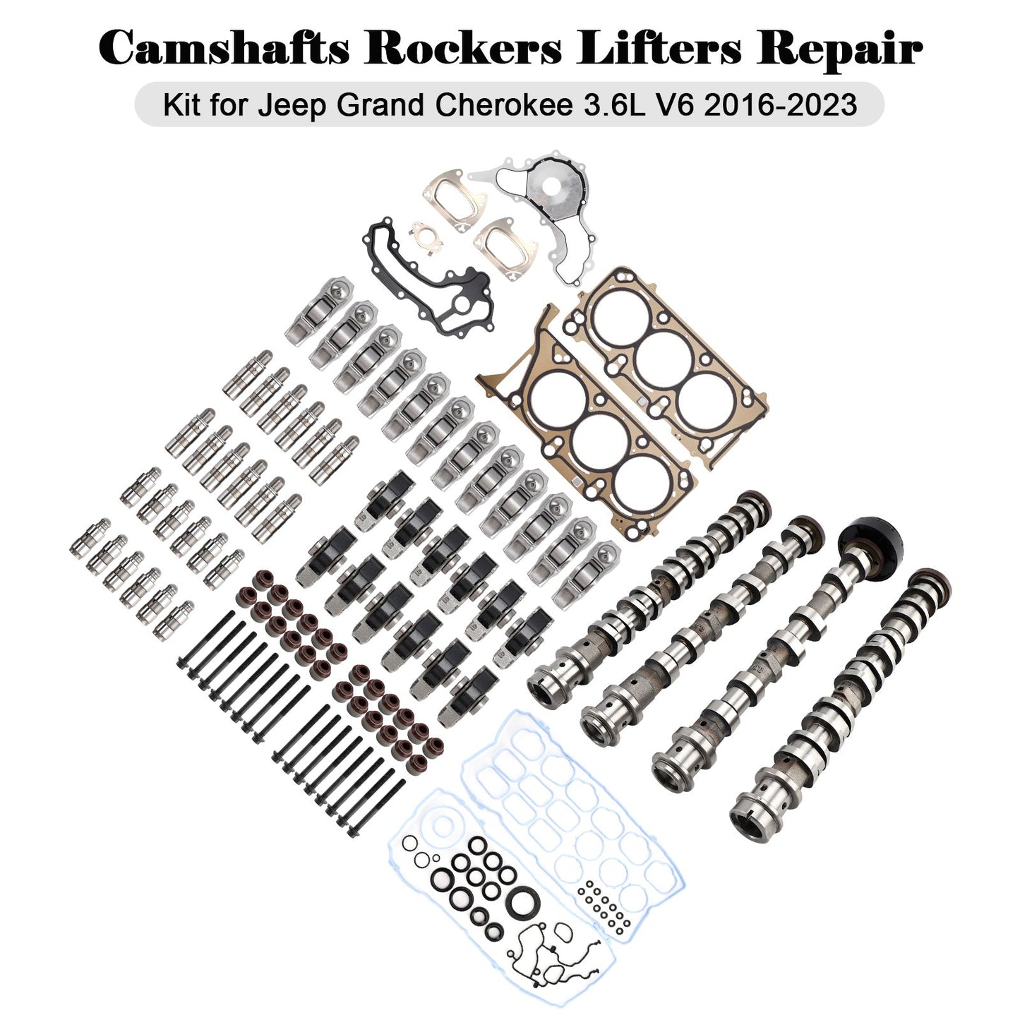 Kit di riparazione bilancieri, punterie e alberi a camme per Jeep Grand Cherokee WK 3.6L V6 2022 5047912AD 5047912AA