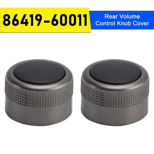 2 pezzi 86419-60011 Copertura per manopola di controllo del volume posteriore per Toyota Land Cruiser LC200