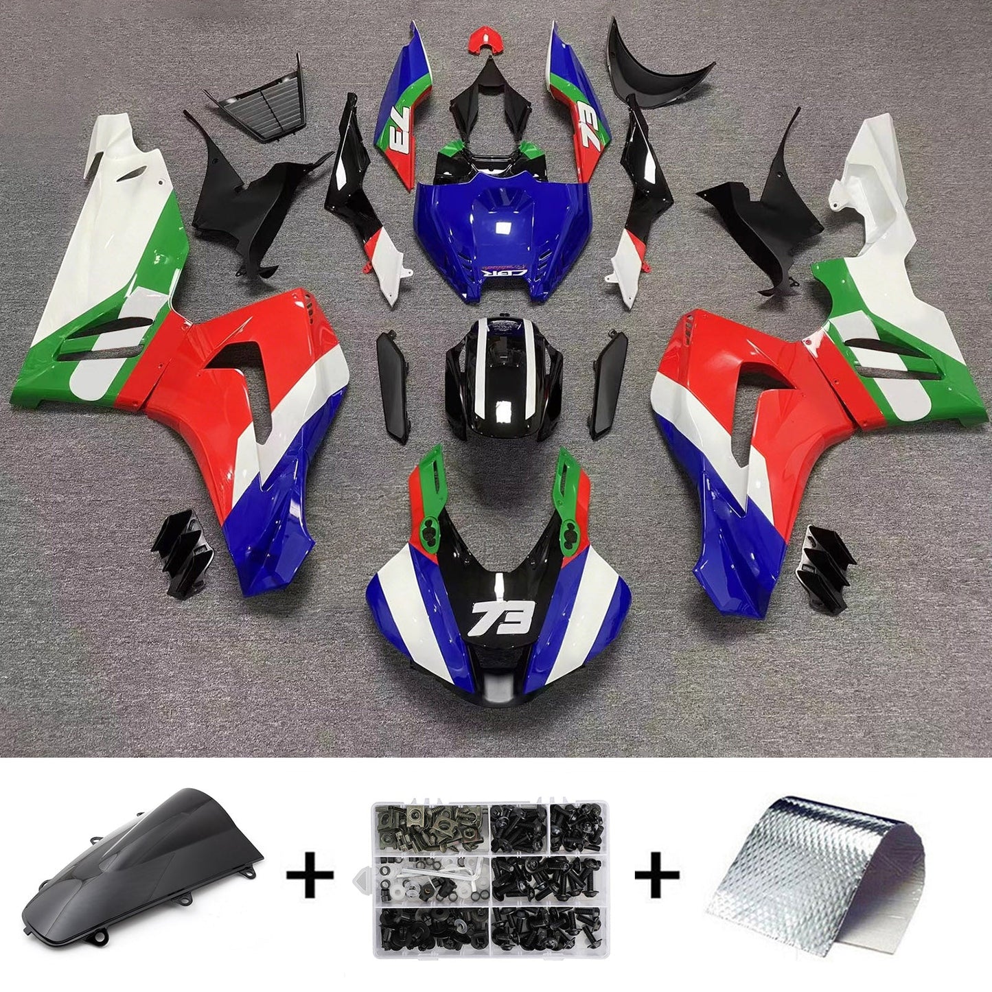 Kit di carene in plastica ABS stampate a iniezione per Honda CBR1000RR-R 2020-2023