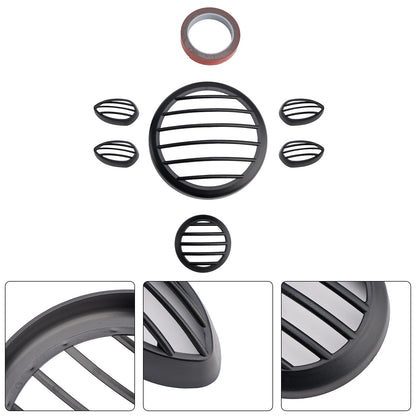 Kit griglia di protezione faro Yamaha PG-1 2023-2024, colore nero
