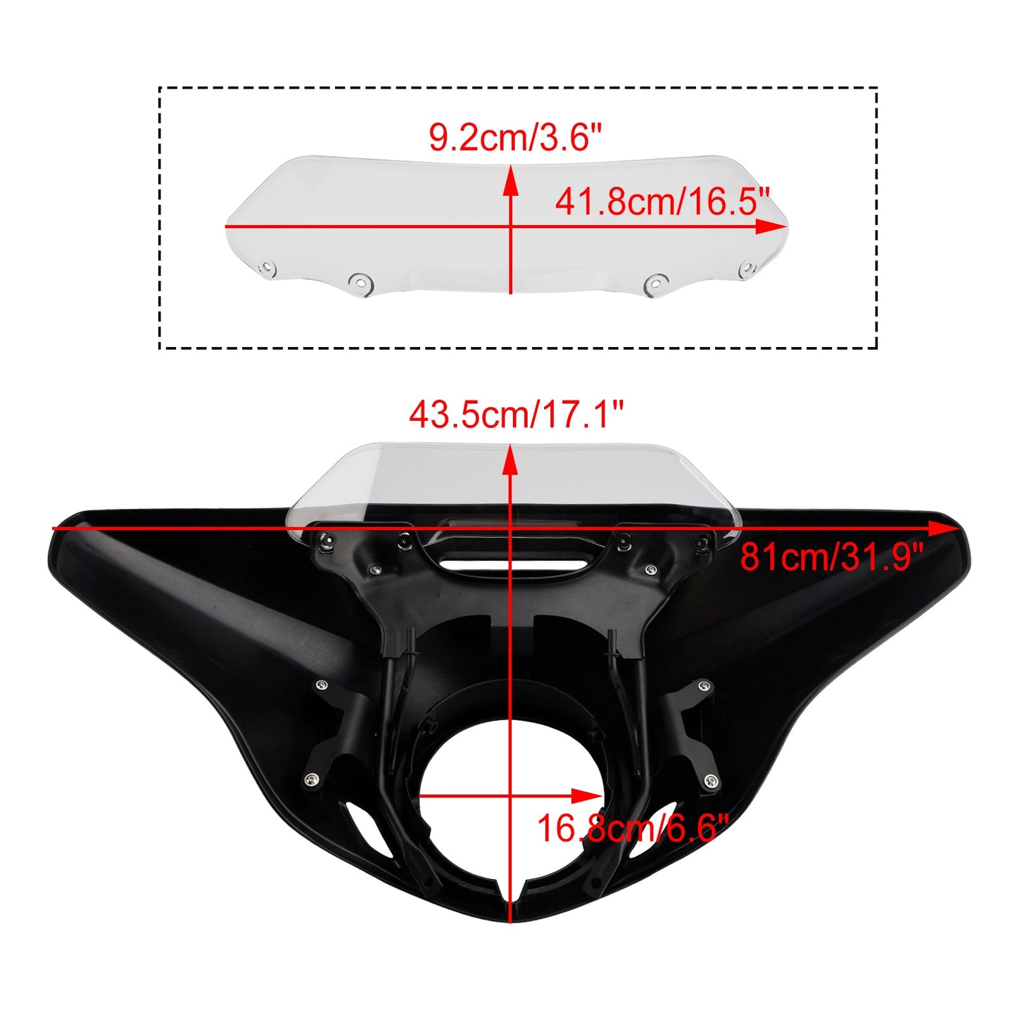 Parabrezza per HONDA CM1100 2021-2024, copertura per cupolino