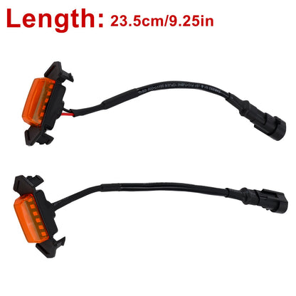 Kit luci LED per griglia anteriore Toyota Tacoma con lente gialla e luce ambra PT228-35170 2016-2023