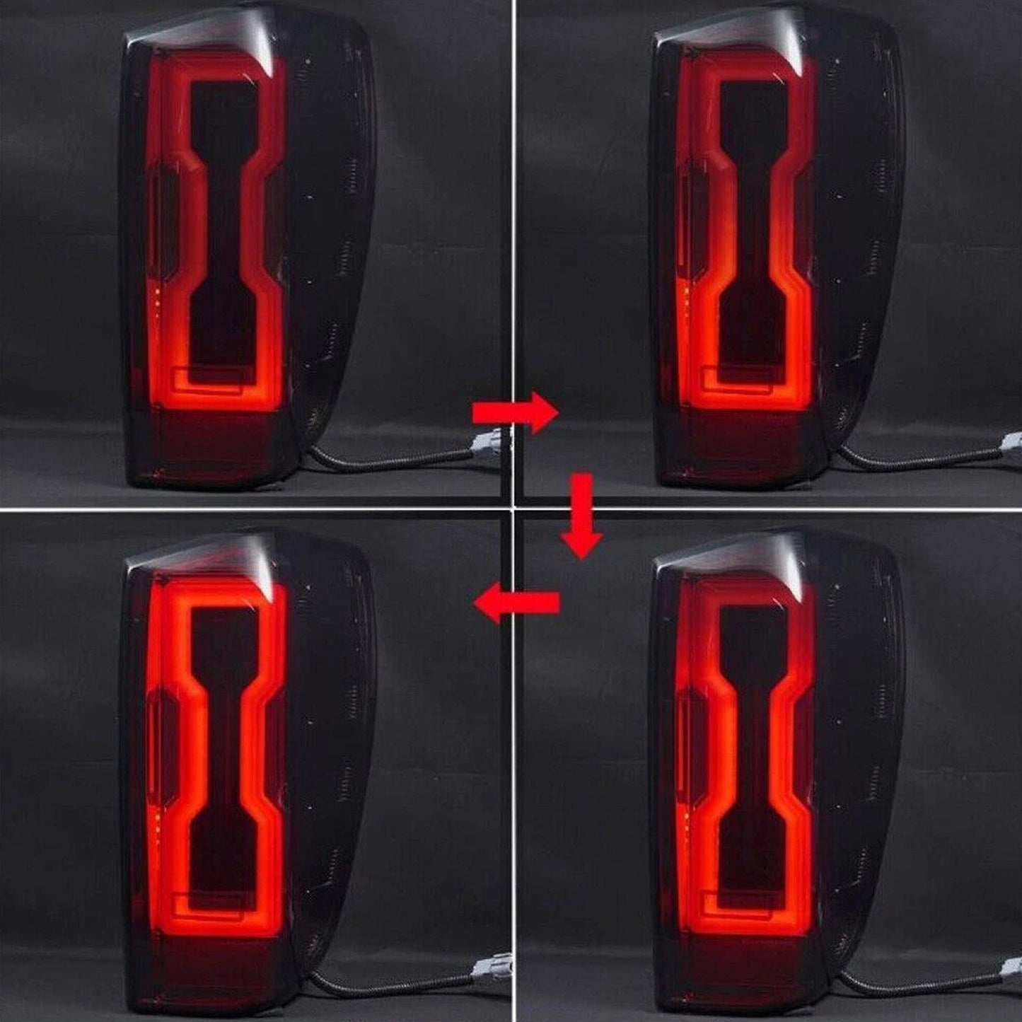 Gruppo ottico posteriore a LED sinistro e destro Mazda BT50 2020-2023