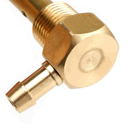 2 tubi flessibili da 5/16"" ID per sfiato serbatoio carburante filettatura 3/8""-18NPTF per serbatoi piccoli e grandi
