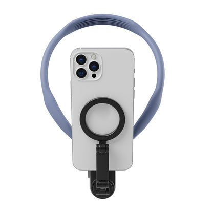 Supporto magnetico per collo per telefono cellulare Magsafe con sgancio rapido e assorbimento degli urti