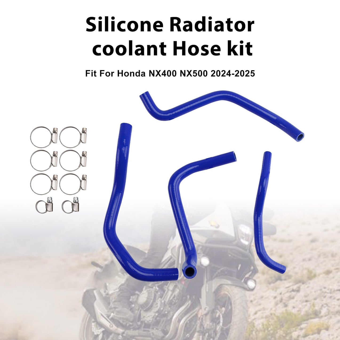 Tubo flessibile in silicone per il liquido di raffreddamento del radiatore della Honda CB500 Hornet 2024-2025