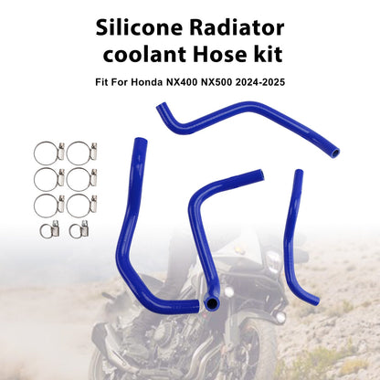 Tubo flessibile in silicone per liquido di raffreddamento del radiatore per Honda NX400 NX500 CB500 CB500F/X/R