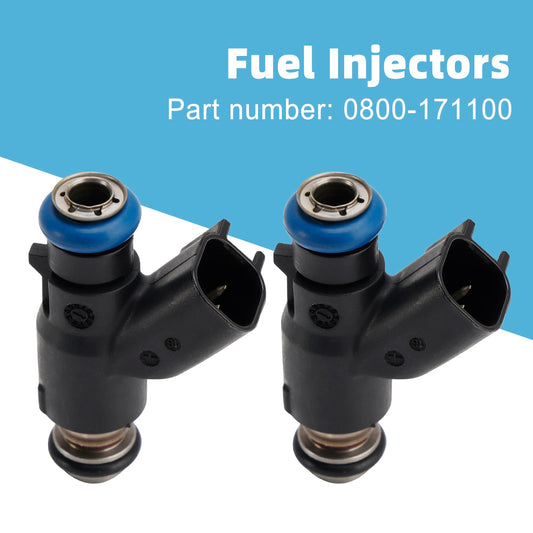 2 pezzi 0800-171100 iniettore di carburante per CFMOTO X8 800 CForce UForce Zforce 800-EX 12-19